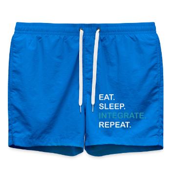 Integrate Repeat HPLC Performance Chromatography - Swim Trunks - cobalt blue - Front