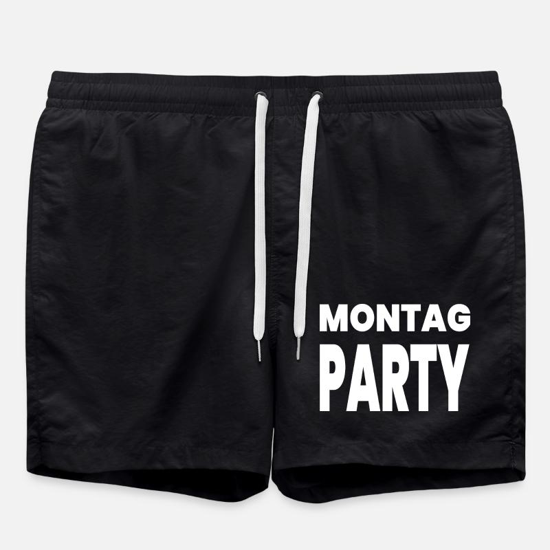 Parti - Short de bain - noir