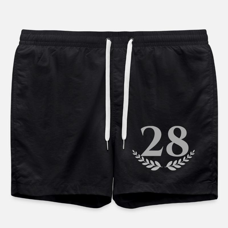 28 - Short de bain - noir