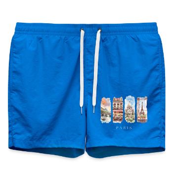 Paris Holidays Travel – City & Culture France - Swim Trunks - cobalt blue - Front