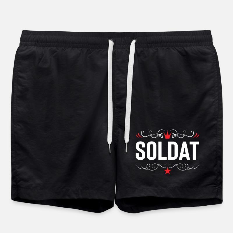 Soldier Profession - Swim Trunks - black