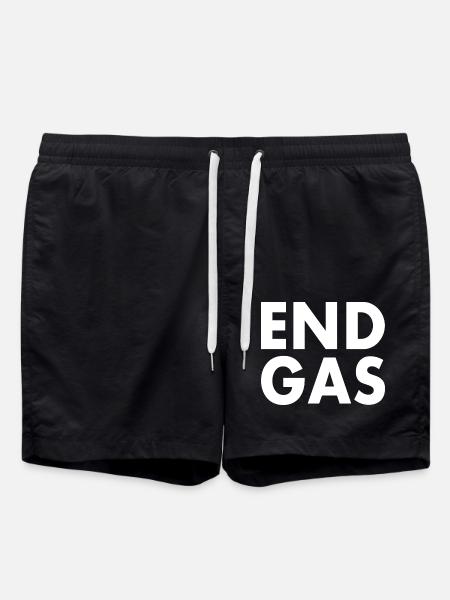End gas - Swim Trunks - black