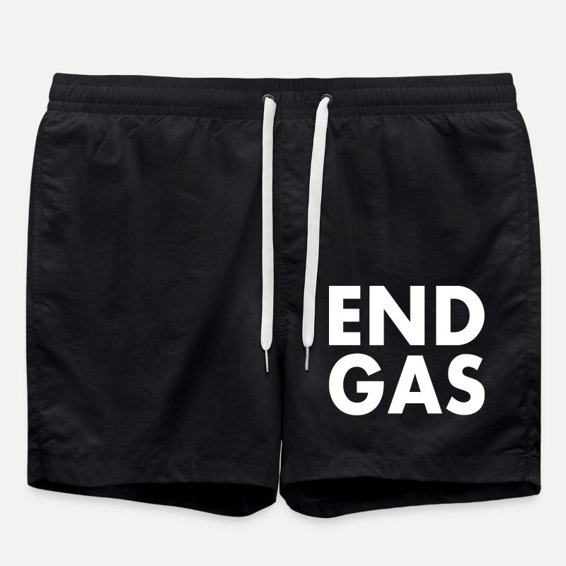 End gas - Swim Trunks - black