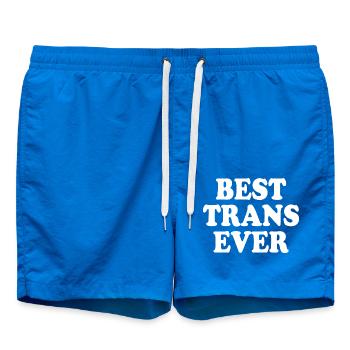 Best trans ever - Badeshorts - Cobalt blue - Vorne