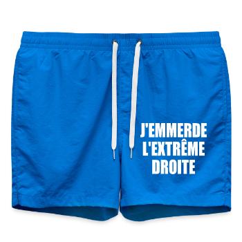 j'emmerde l'extreme droite - Short de bain - cobalt blue - Devant