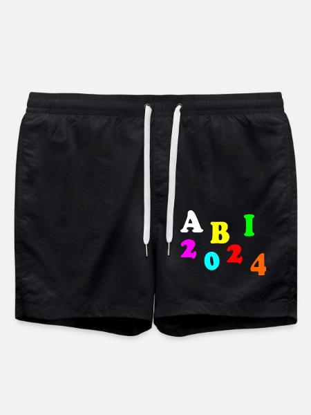 Abi 2024 - Badeshorts - Schwarz