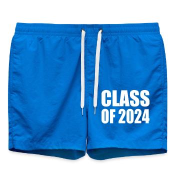 Class of 2024 - Swim Trunks - cobalt blue - Front