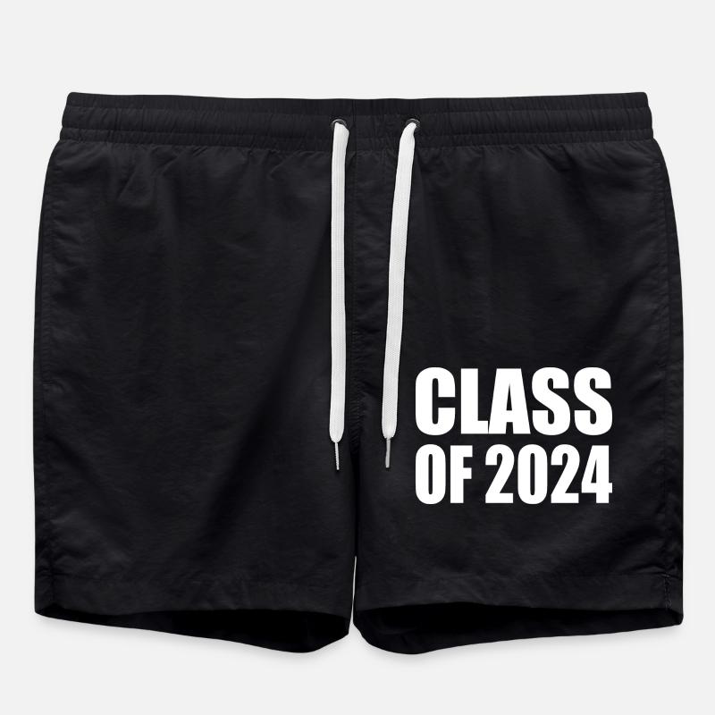 Class of 2024 - Swim Trunks - black