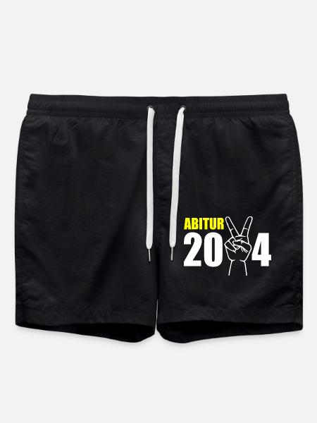 Abitur 2024 - Badeshorts - Schwarz