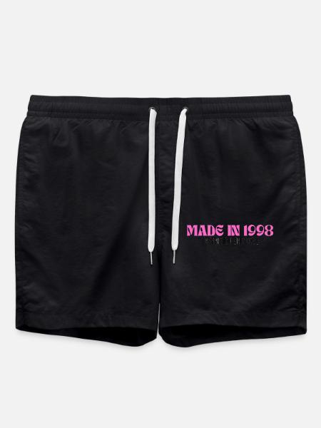 Made in 1998 - Perfection since day 1 - Swim Trunks - black