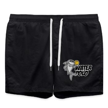 Drôle Water Polo Hai Water Polo Joueur de Water Polo - Short de bain - noir - Devant - AI Model Male 185 light (185cm)