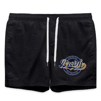 Coeur de Breizh Pur Beurre - Short de bain - noir - Devant - AI Model Male 185 light (185cm)