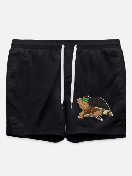 Turtle Archer Bow - Swim Trunks - black