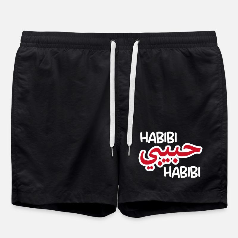 Habibi (dunkel) - Badeshorts - Schwarz