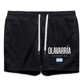 Olavarria Argentina Argentinians - Swim Trunks - black - Front - AI Model Male 185 light (185cm)