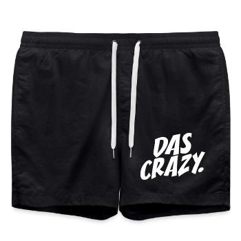 The Crazy Youth Language Insider Mème Cool Crazy - Short de bain - noir - Devant - AI Model Male 185 light (185cm)