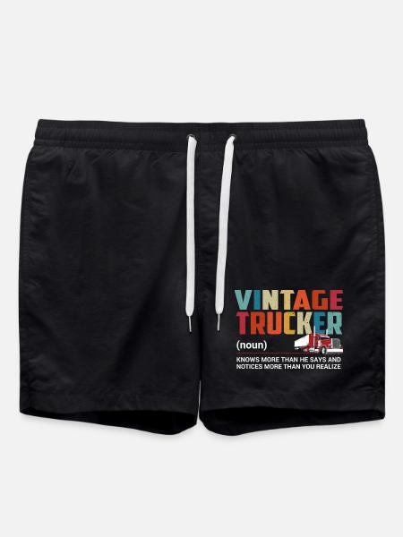 Camionneur - Short de bain - noir