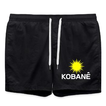 Koabne - Short de bain - noir - Devant - AI Model Male 185 light (185cm)