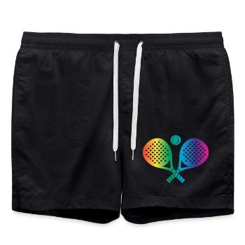 Padel Sport - Swim Trunks - black - Front - AI Model Male 185 light (185cm)