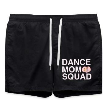 Dance Mom Squad Proud Dance Mom Shirt - Badeshorts - Schwarz - Vorne - AI Model Male 185 light (185cm)