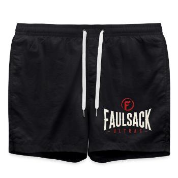 Faulsack Ultras (blanc) - Short de bain - noir - Devant - AI Model Male 185 light (185cm)