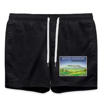 Monte Vautour - Short de bain - noir - Devant - AI Model Male 185 light (185cm)