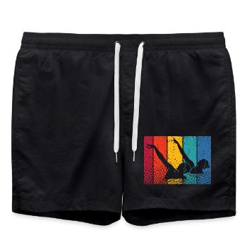 Natation artistique par équipe Natation synchronisée - Short de bain - noir - Devant - AI Model Male 185 light (185cm)