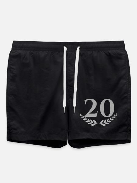 20 - Short de bain - noir
