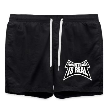 Le changement climatique est la véritable science du changement climatique - Short de bain - noir - Devant - AI Model Male 185 light (185cm)