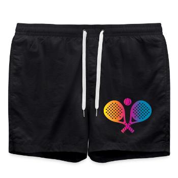 Padel Sport - Swim Trunks - black - Front - AI Model Male 185 light (185cm)