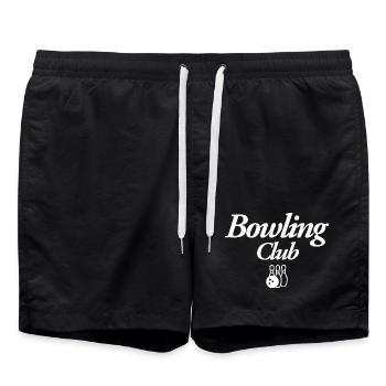 Bowling Club - Short de bain - noir - Devant - AI Model Male 185 light (185cm)