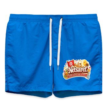 Netsaref – Funny Tunisian Survival Mode Design - Short de bain - cobalt blue - Devant