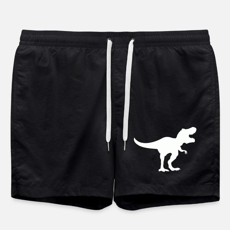 dinosaurier_trex - Short de bain - noir