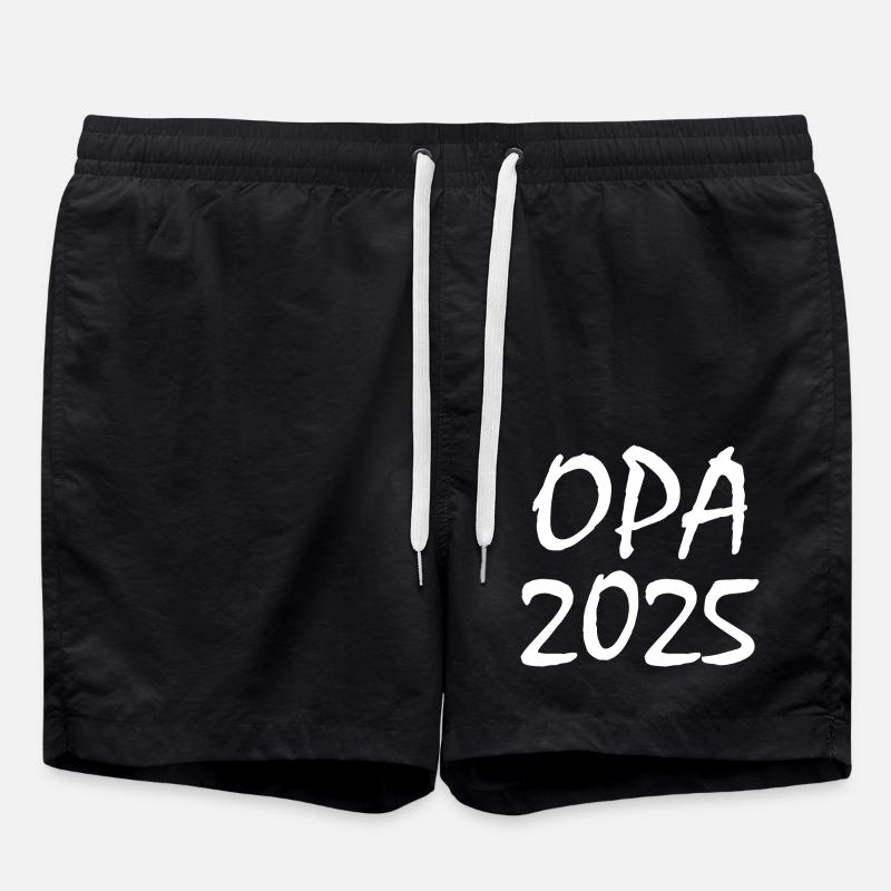 Papy 2025 - Short de bain - noir