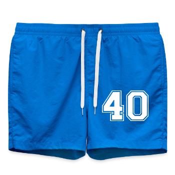 40 - Short de bain - cobalt blue - Devant