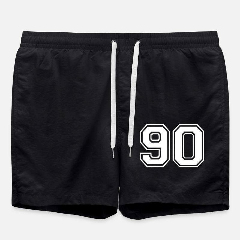90 - Short de bain - noir