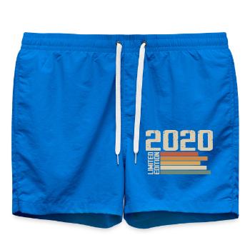 2020 Vintage - Retro 2020 Birthday Gift 2020 - Swim Trunks - cobalt blue - Front