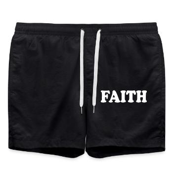 Faith - Swim Trunks - black - Front - AI Model Male 185 light (185cm)