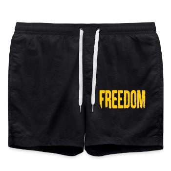 Freedom - Badeshorts - Schwarz - Vorne - AI Model Male 185 light (185cm)