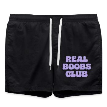 Club de vrais seins - Short de bain - noir - Devant - AI Model Male 185 light (185cm)