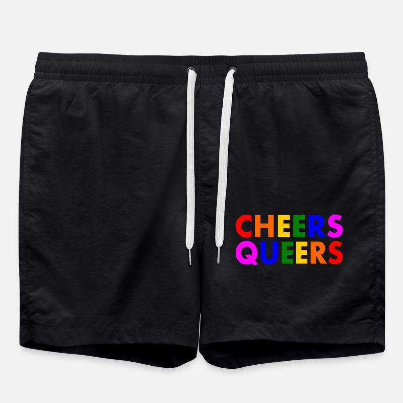 Cheers queers - Short de bain - noir