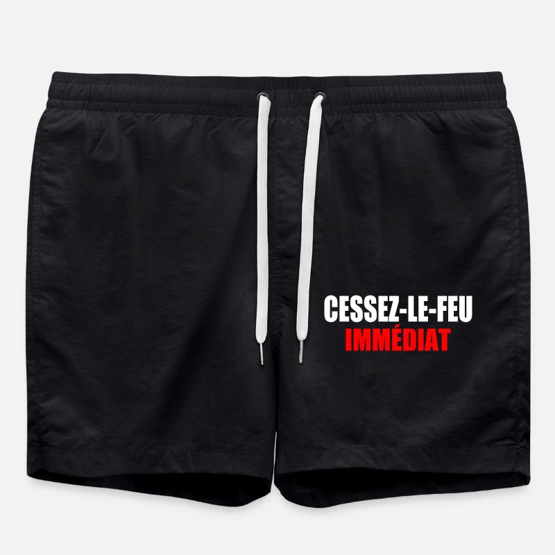 CESSEZ-LE-FEU - Short de bain - noir