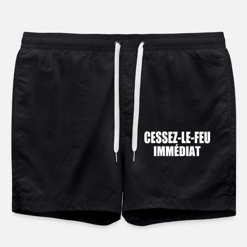 cessez-le-feu immédiat - Short de bain - noir