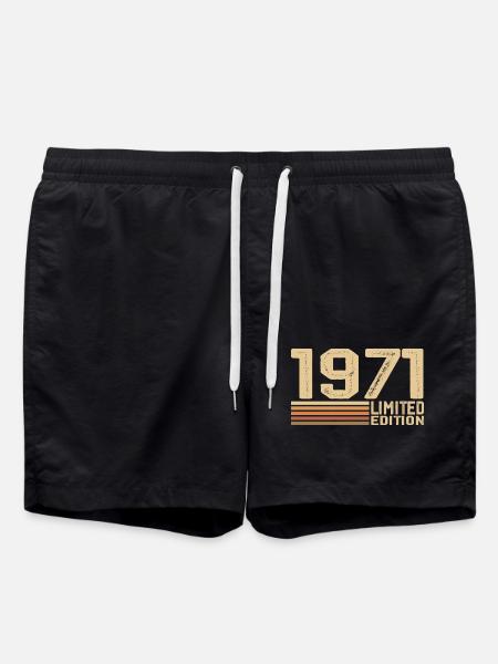 Nato nel 1971 Compleanno - Regalo 1971 Annata 1971 - Costume a pantaloncino - nero