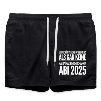 Cadeau Abi - Short de bain - noir - Devant - AI Model Male 185 light (185cm)