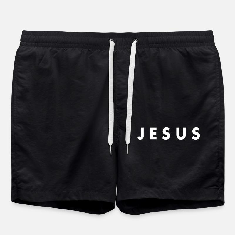 Jesus - Swim Trunks - black