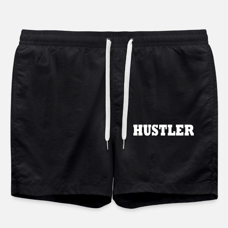 Hustler - Badeshorts - Schwarz