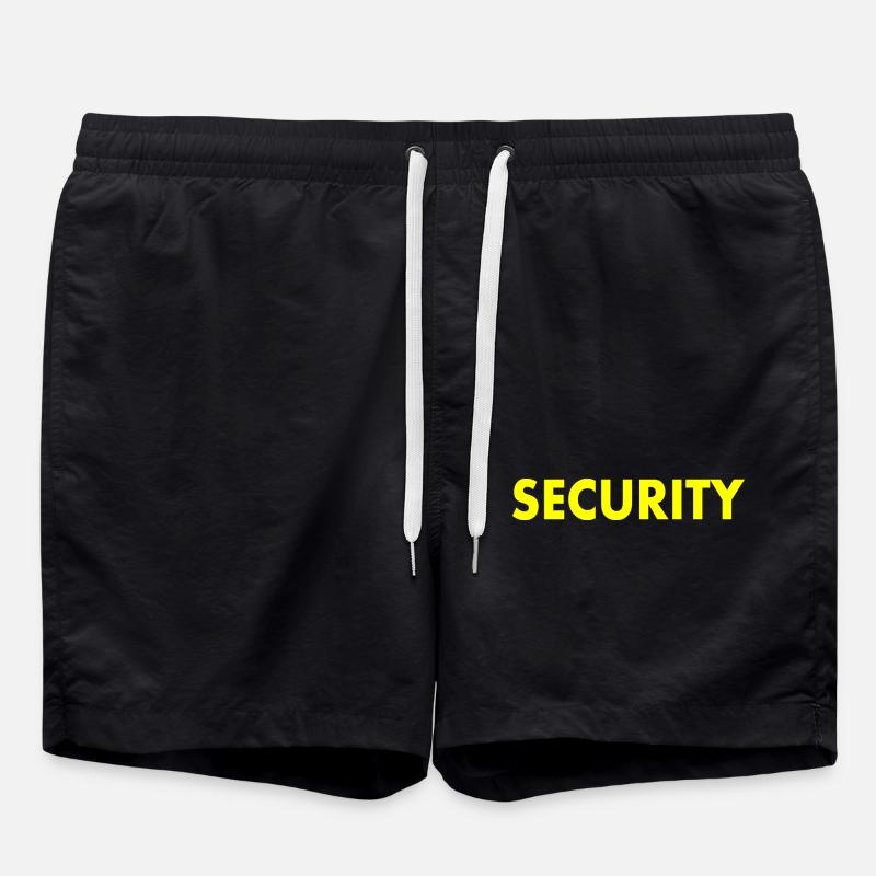 Security - Badeshorts - Schwarz