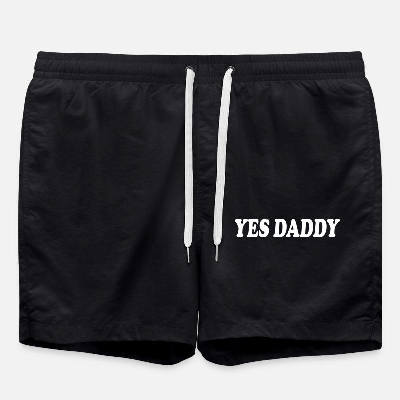 Yes daddy - Swim Trunks - black