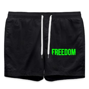 Freedom - Badeshorts - Schwarz - Vorne - AI Model Male 185 light (185cm)